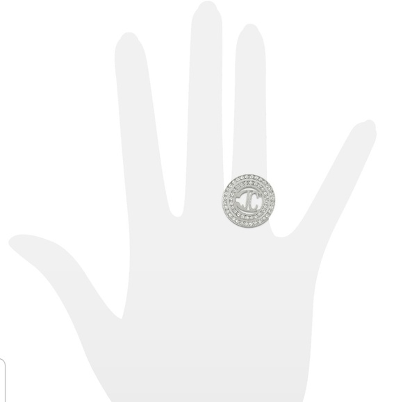 JUST CAVALLI Rolly - Crystal Logo Ring - Picture 4 of 4